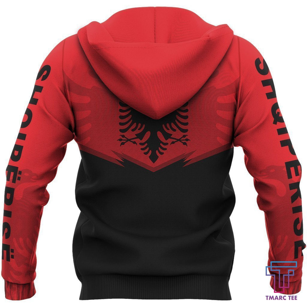 Albania Flag Hoodie - Energy Ver . NNK