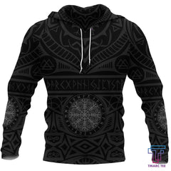 Vikings Tattoo All Over Hoodie