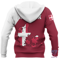 Denmark Map Special Hoodie A ZIPNNK