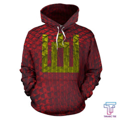 Lithuania Red Armor Hoodie