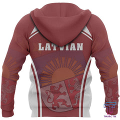 Latvia Hoodie - Sport Style