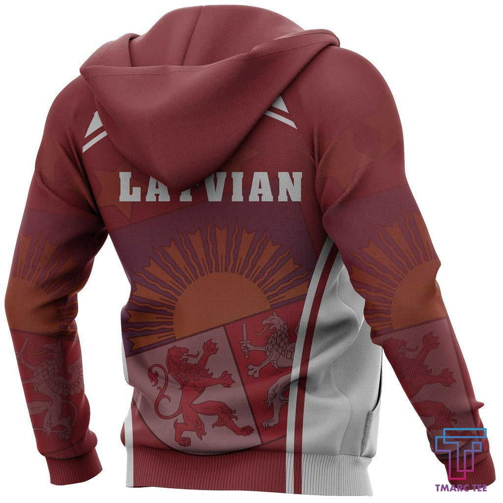 Latvia Hoodie - Sport Style