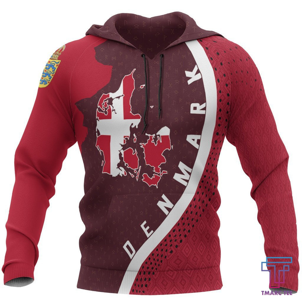 Denmark Map Hoodie Generation NNK