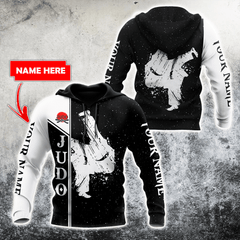 Customize Name Judo Hoodie For Men And Women TNA