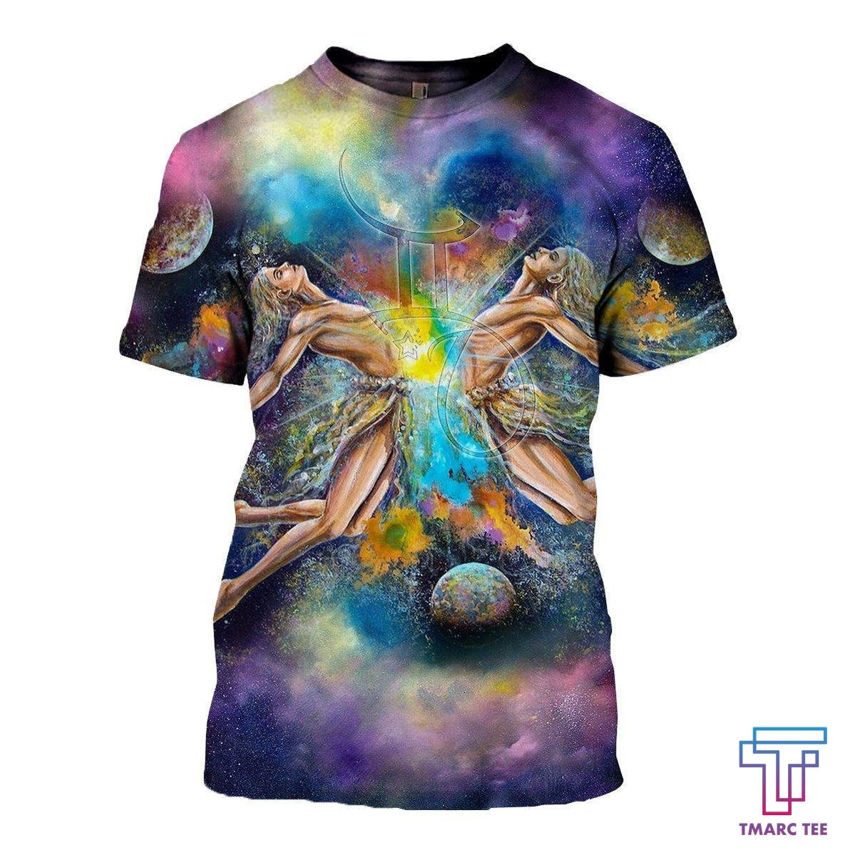 D ALL OVER PRINTED GEMINI ZODIAC T SHIRT NTH