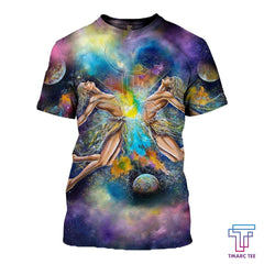 D ALL OVER PRINTED GEMINI ZODIAC T SHIRT NTH