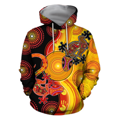 Aboriginal Australia Indigenous Lizards and the Sun shirts for men and women