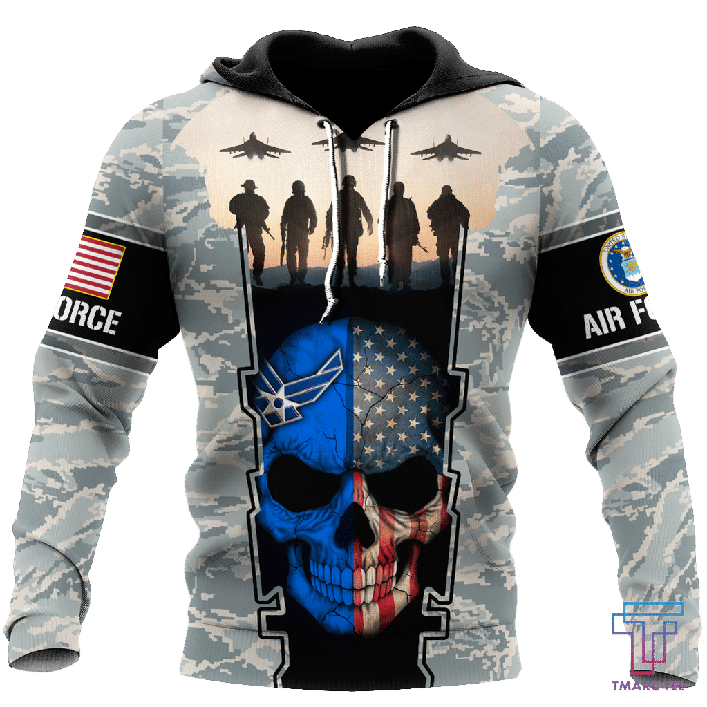 US Air Force skull d all over printed for man and women Pi PL