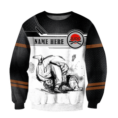 Customize Name Judo Hoodie For Men And Women TNA