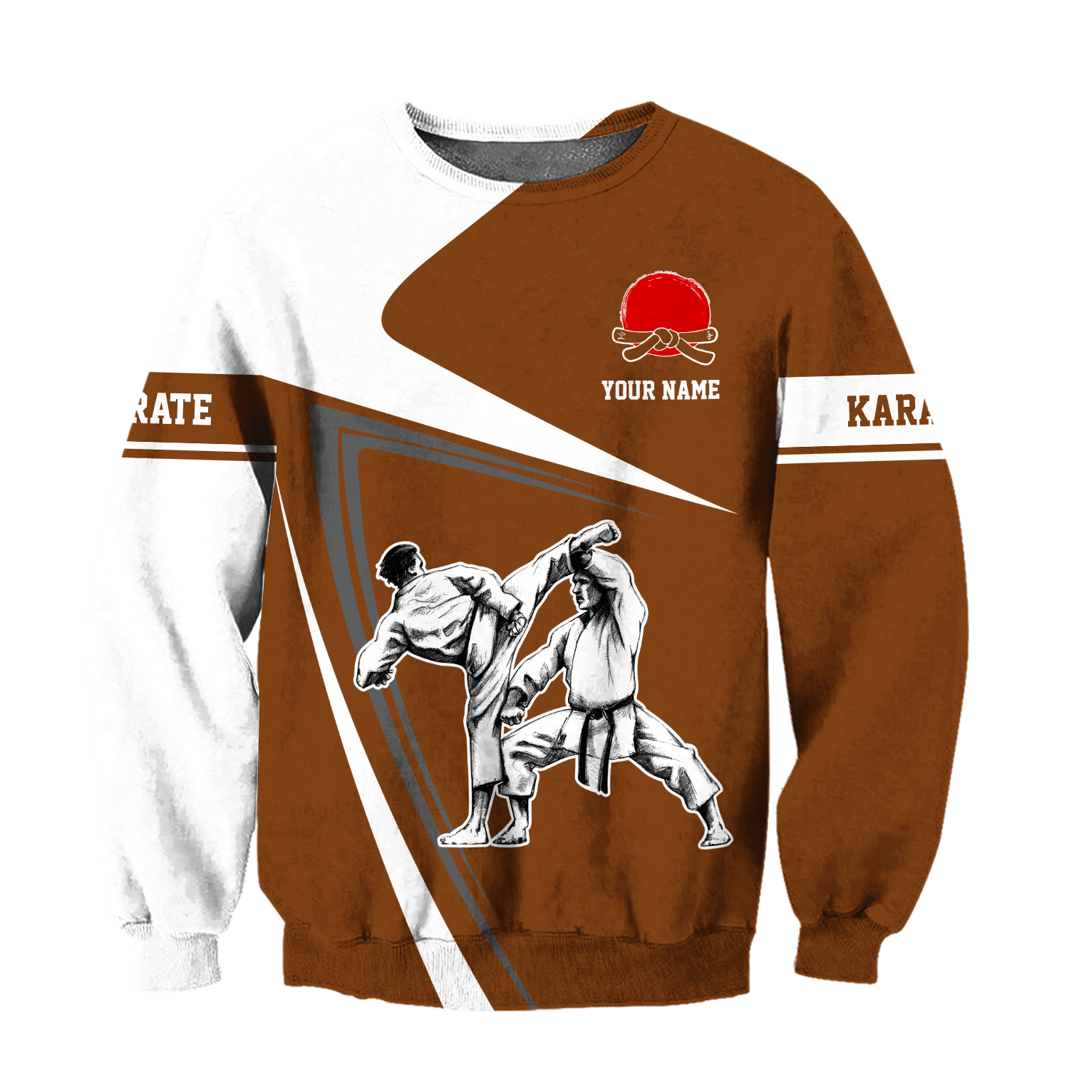 Customize Name Karate Hoodie For Men And Women MH.S