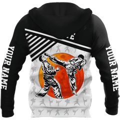 Customize Name Karate Hoodie For Men And Women MH