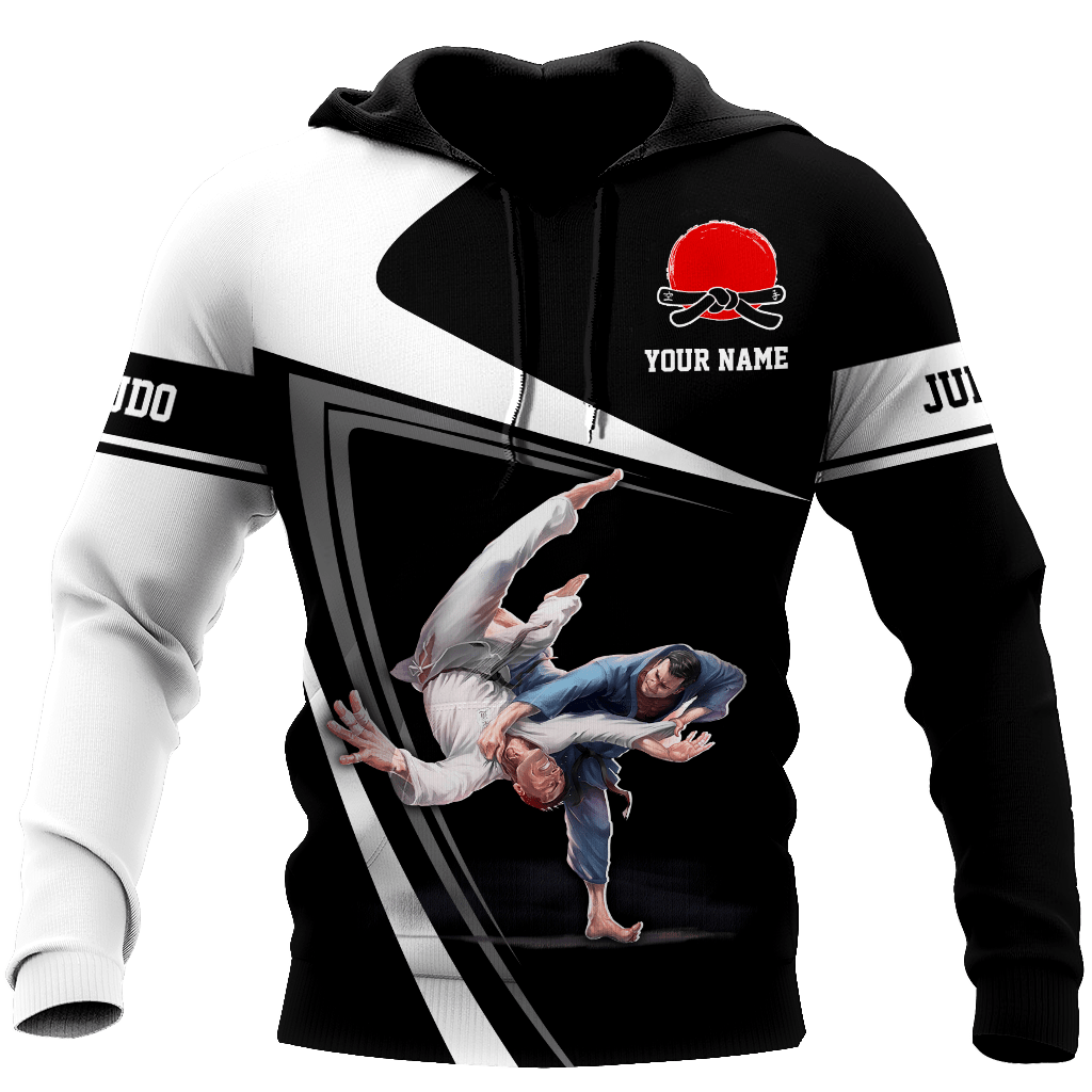 Customize Name Judo Hoodie For Men And Women MH