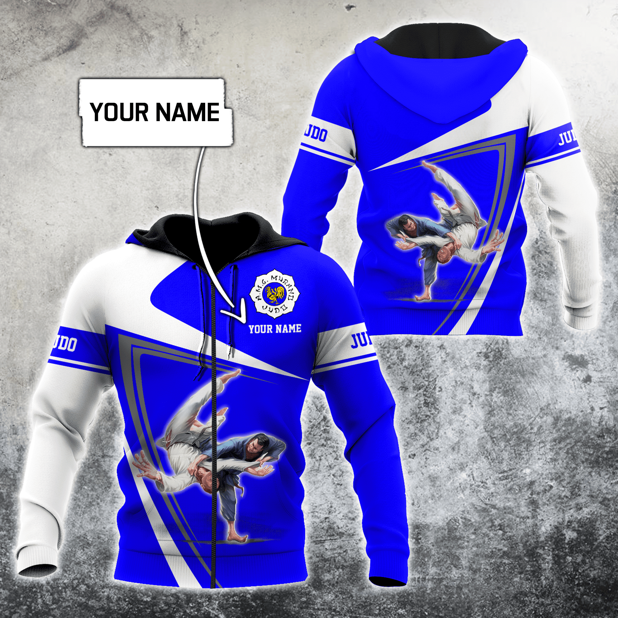 Customize Name Judo Hoodie For Men And Women MH