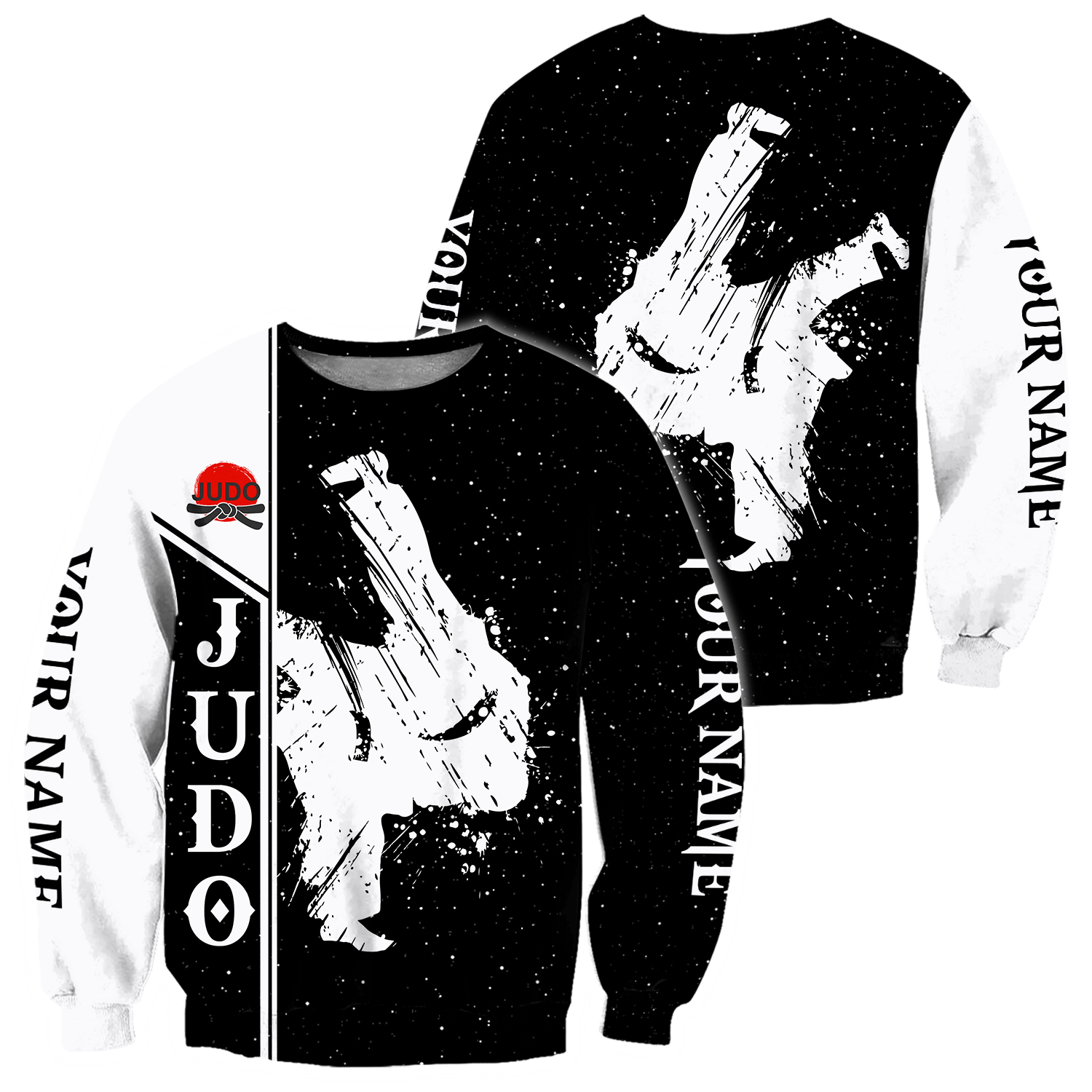 Customize Name Judo Hoodie For Men And Women TNA