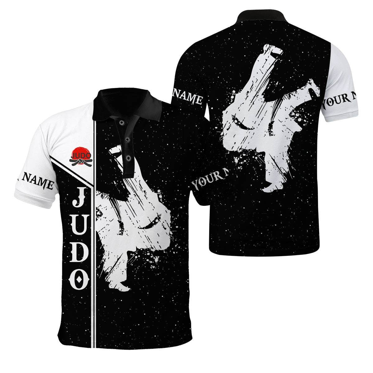 Customize Name Judo Hoodie For Men And Women TNA