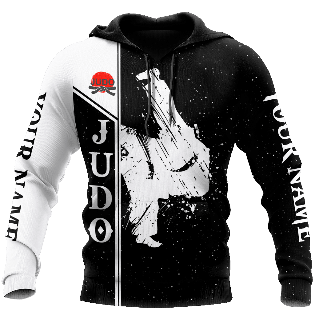 Customize Name Judo Hoodie For Men And Women TNA