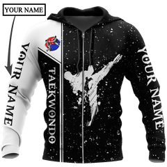 Customize Name Taekwondo Hoodie For Men And Women DD