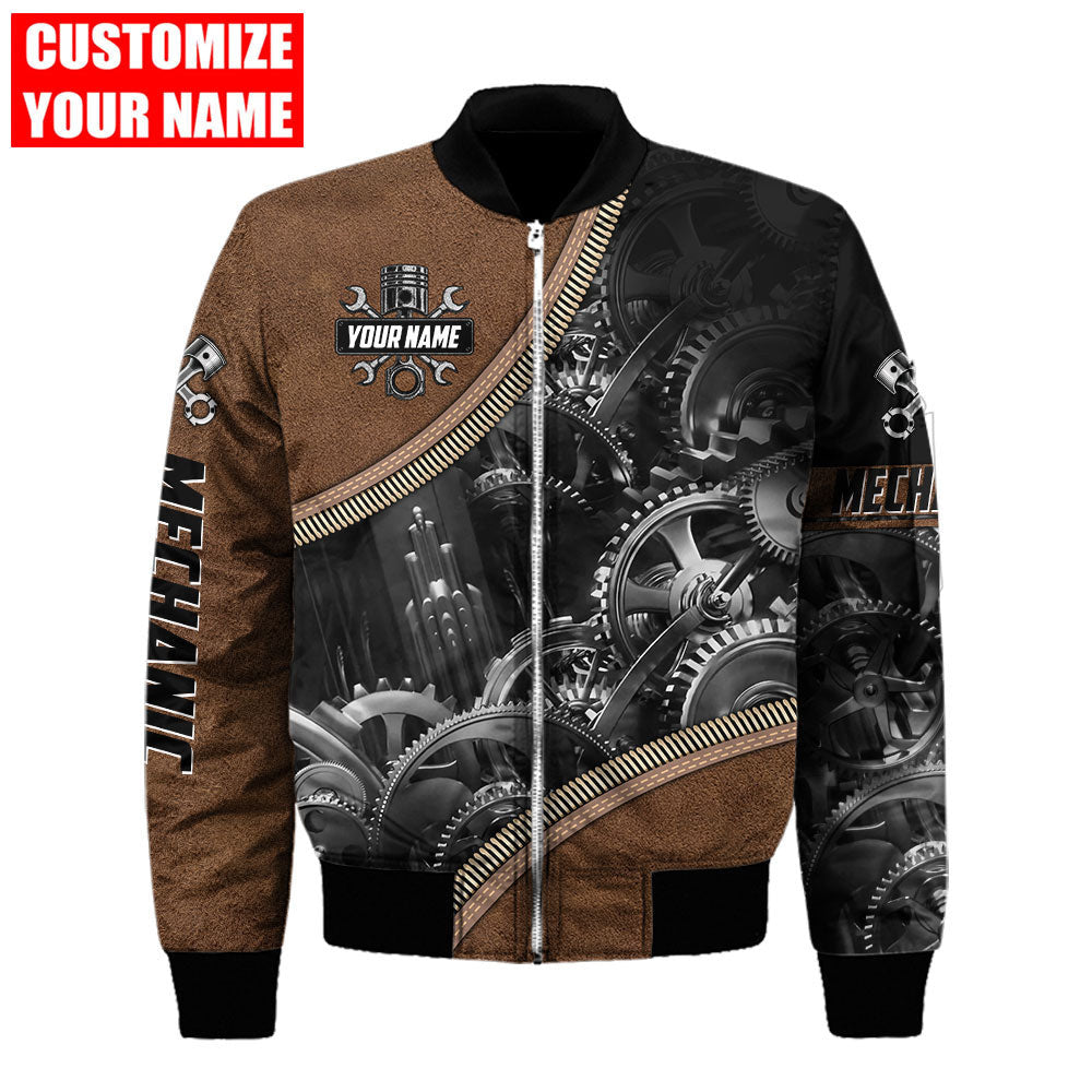 Personalized All Over Printed Mechanic Hoodie For Men and Women TN