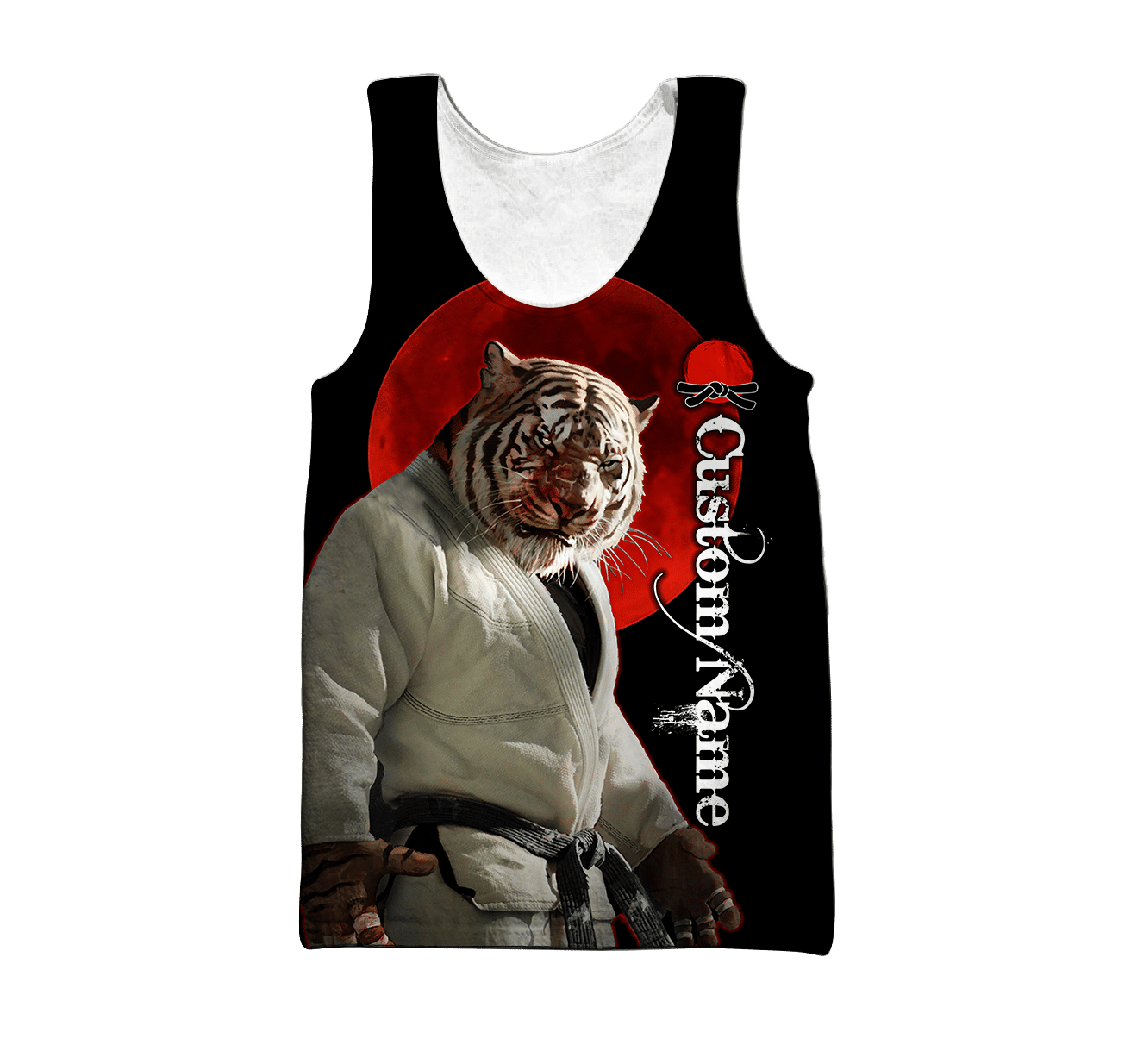 Customize Name Martial Tiger Art Hoodie For Men And Women DA