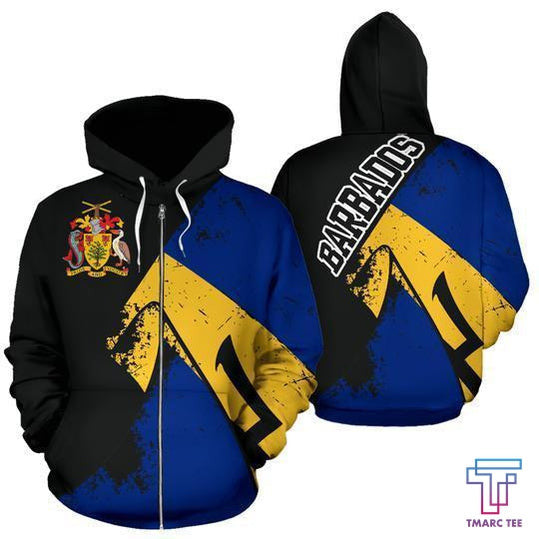 Barbados Special Grunge Flag Pullover