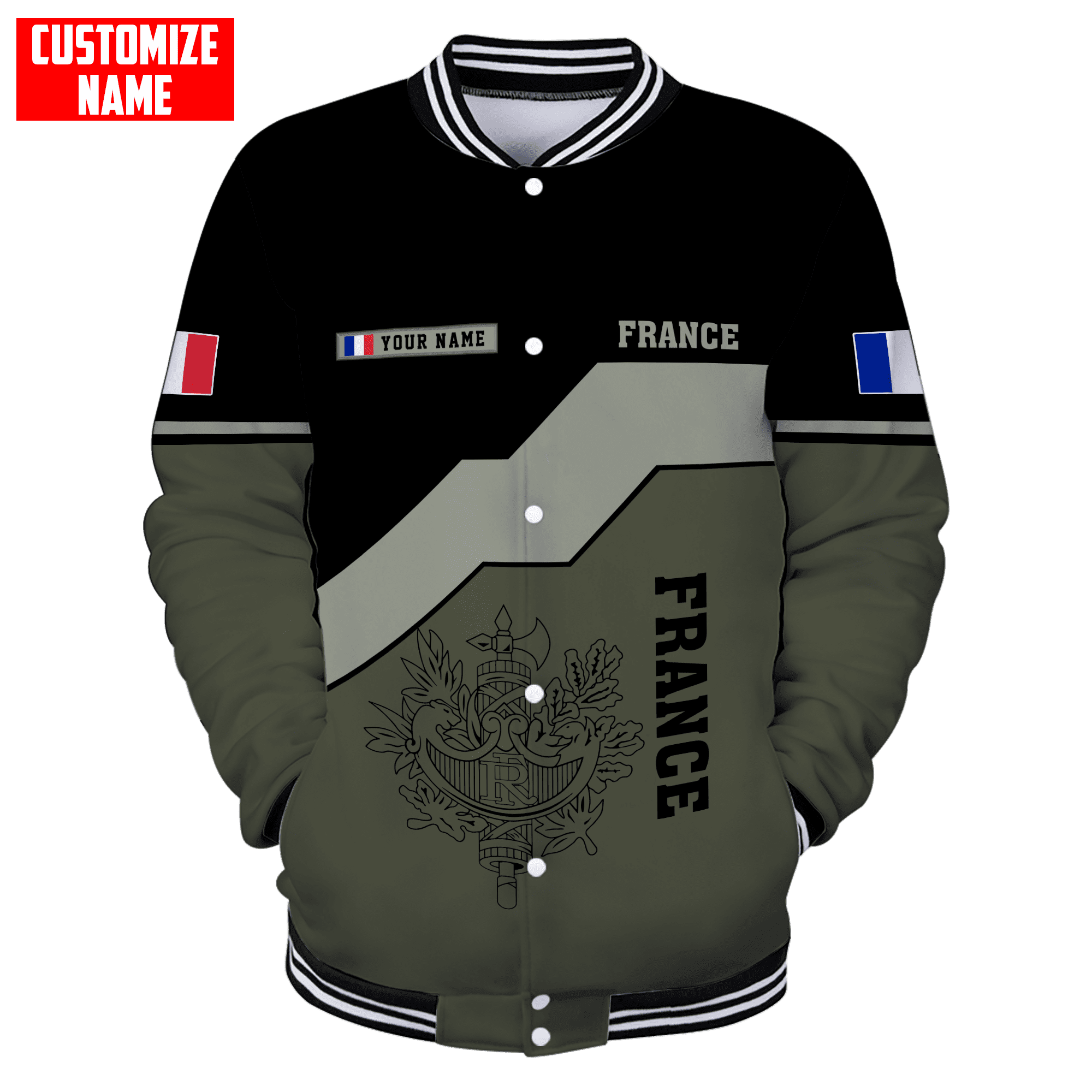 Personalized France Army Shirts