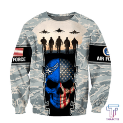 US Air Force skull d all over printed for man and women Pi PL