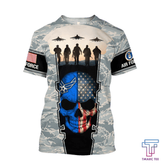 US Air Force skull d all over printed for man and women Pi PL