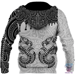 Aotearoa Maori manaia d all over printed shirt and short for man and women JJ PL