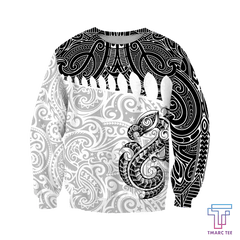 Aotearoa Maori manaia d all over printed shirt and short for man and women JJ PL