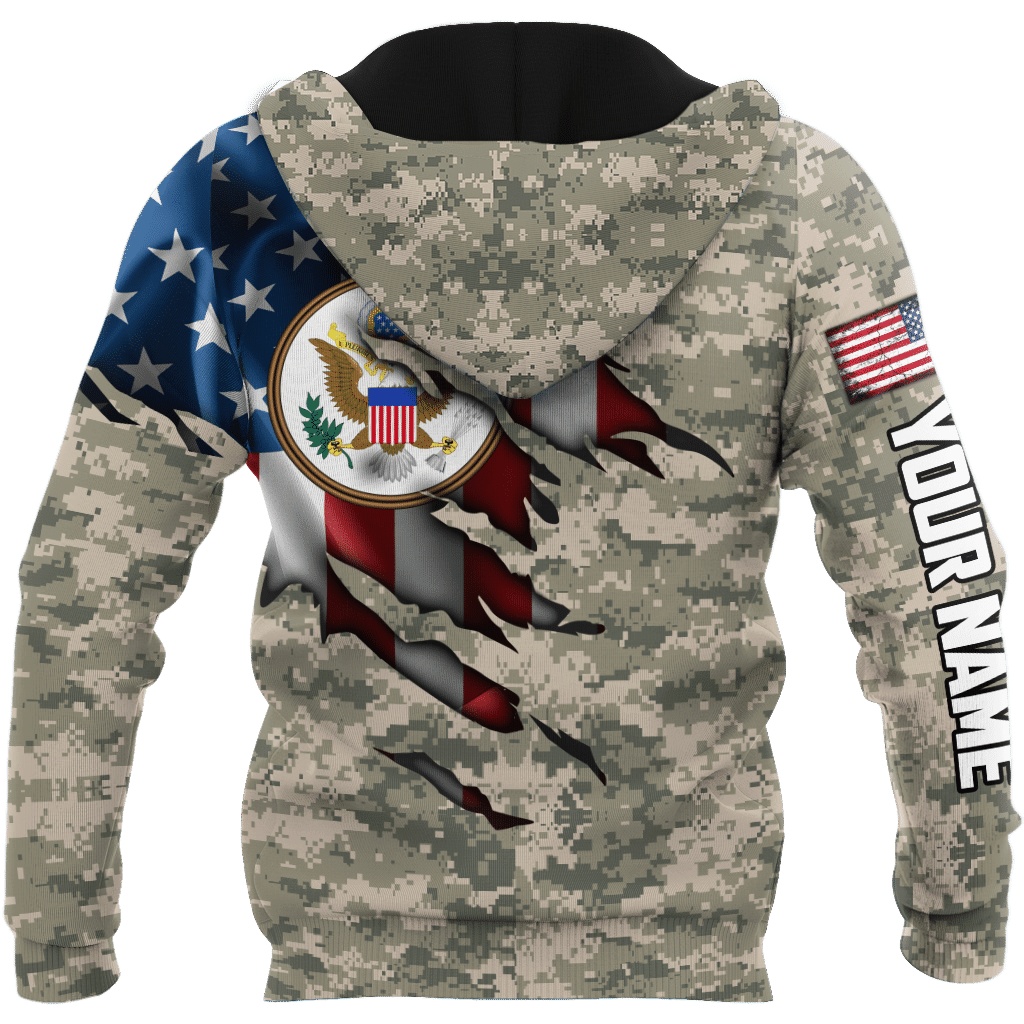 Great Seal of the United States Army Personalized Name - Shirts For Men and Women