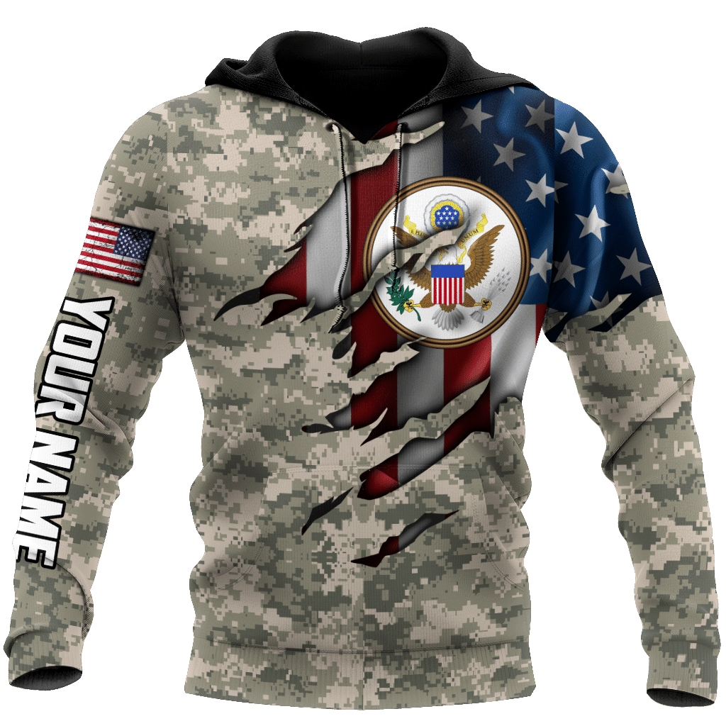 Great Seal of the United States Army Personalized Name - Shirts For Men and Women