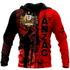 Premium Anzac Day Australian Coat of Arms Printed Unisex Shirts TN