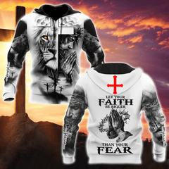 Let Your Faith Be Bigger Than Your Fear Jesus Shirts