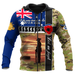 ANZAC day the ode Lest we forget Australian Army shirts VP