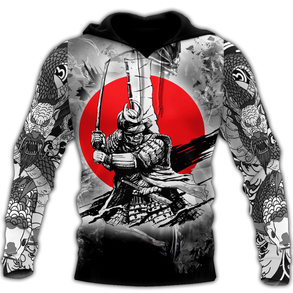 Premium Unisex Printed Samurai Tattoo Shirts MEI