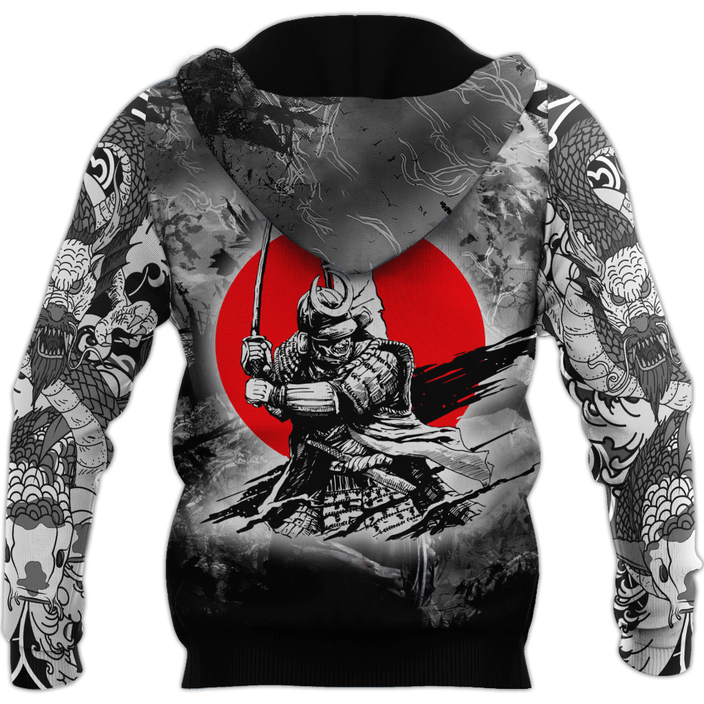 Premium Unisex Printed Samurai Tattoo Shirts MEI