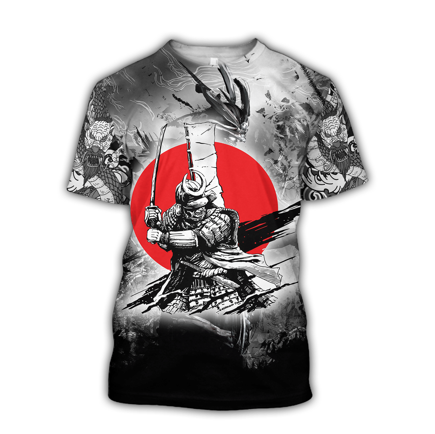 Premium Unisex Printed Samurai Tattoo Shirts MEI