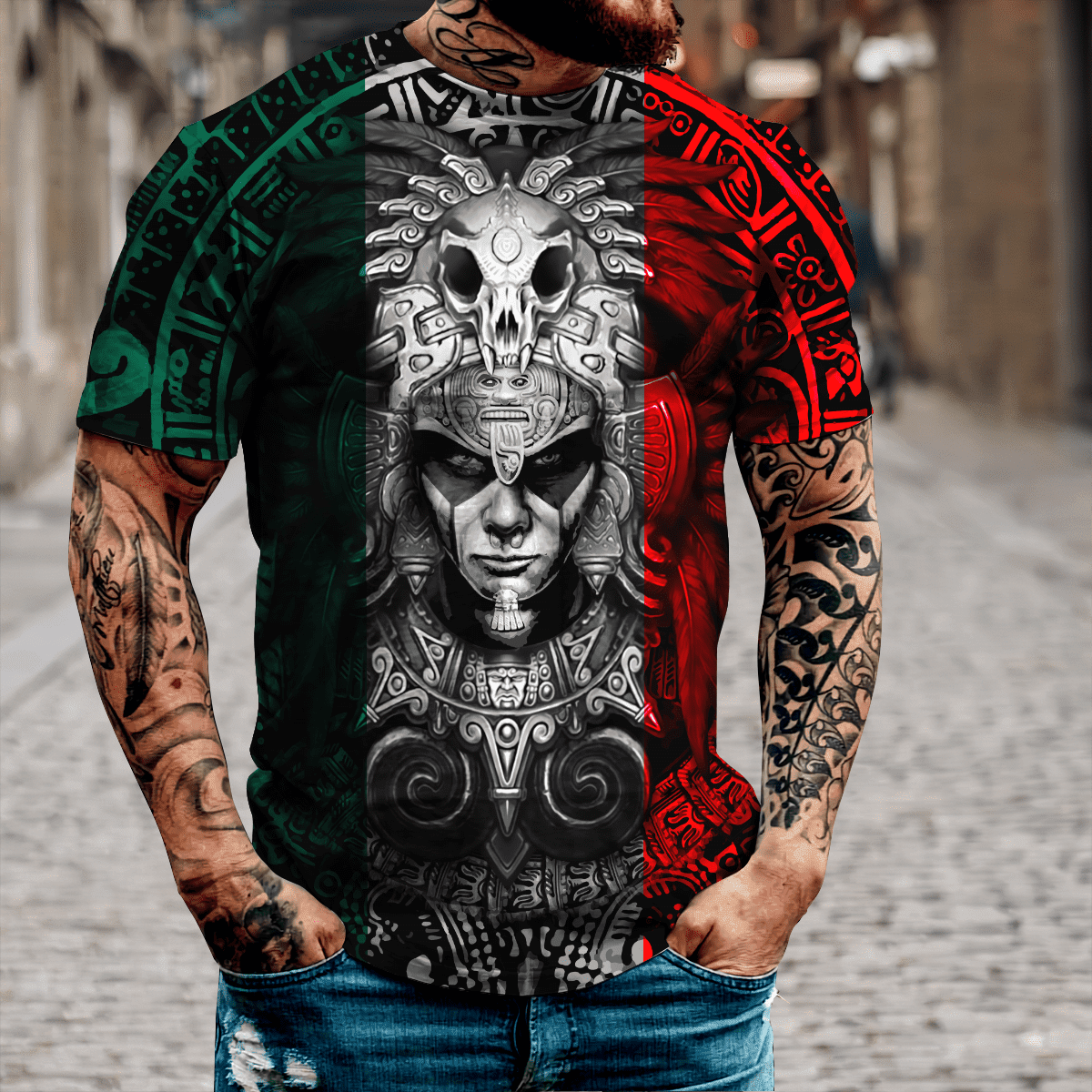 Aztec Warrior Mexico Shirts