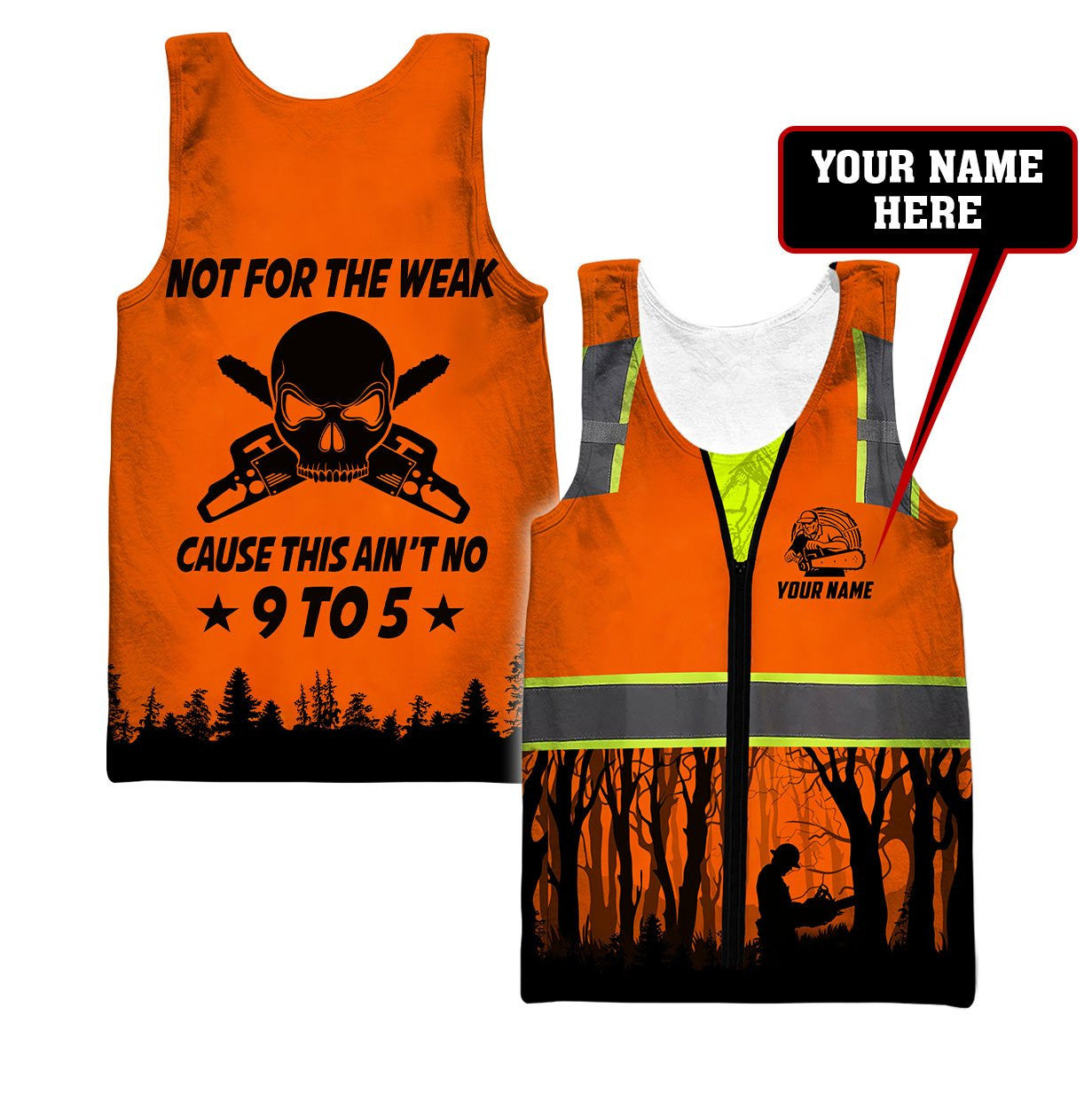 Personalized Premium Printed Arborist Safety Not For The Weak MEI