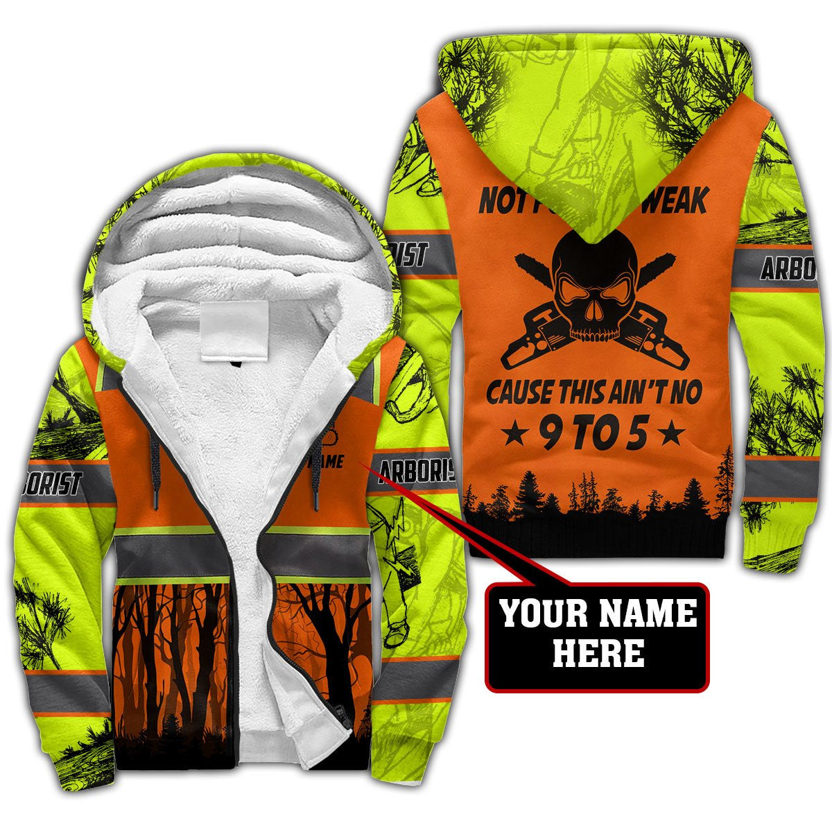 Personalized Premium Printed Arborist Safety Not For The Weak MEI