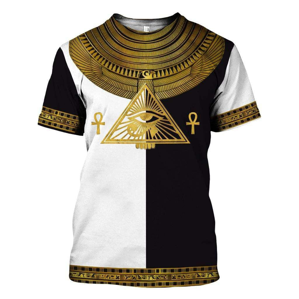 Ancient Egypt Eyes of Horus Printed Shirts