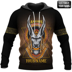 Custom name Anubis ancient Egyptian Shirts