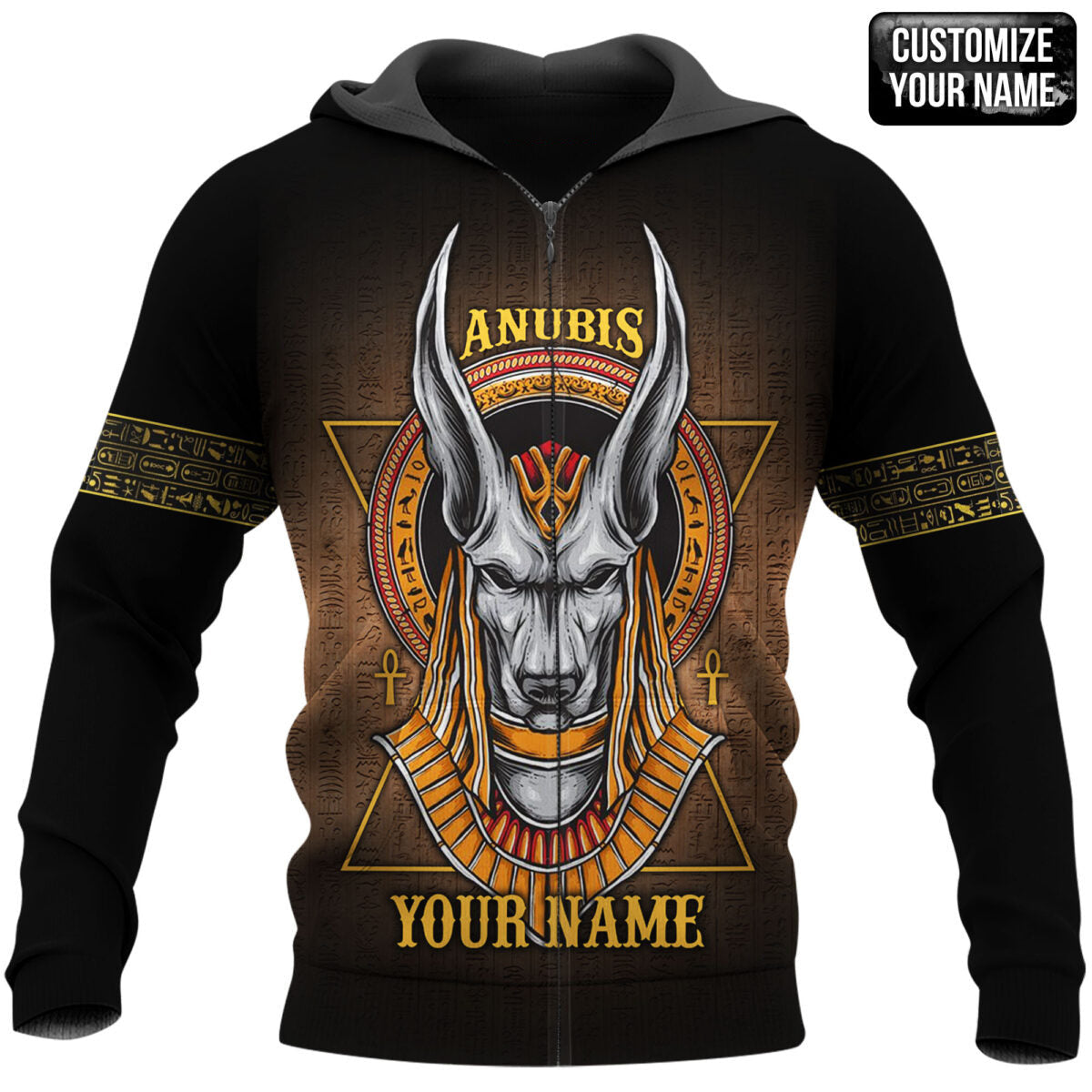 Custom name Anubis ancient Egyptian Shirts