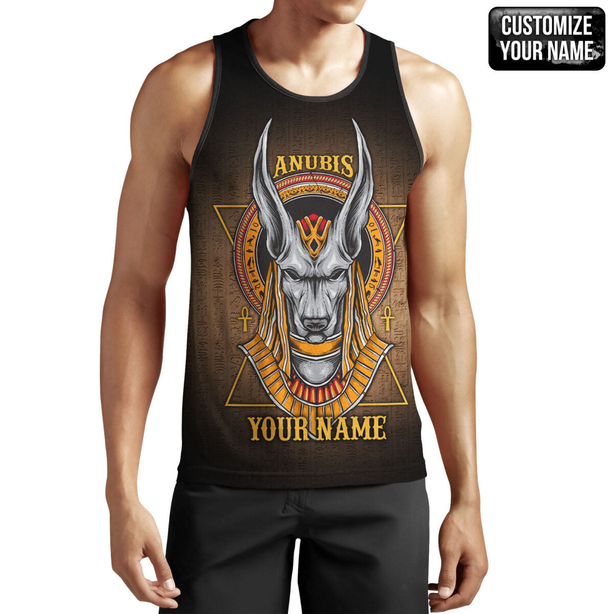 Custom name Anubis ancient Egyptian Shirts