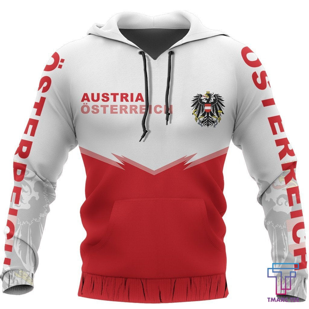 Austria Flag Hoodie - Energy Style Ver NVD