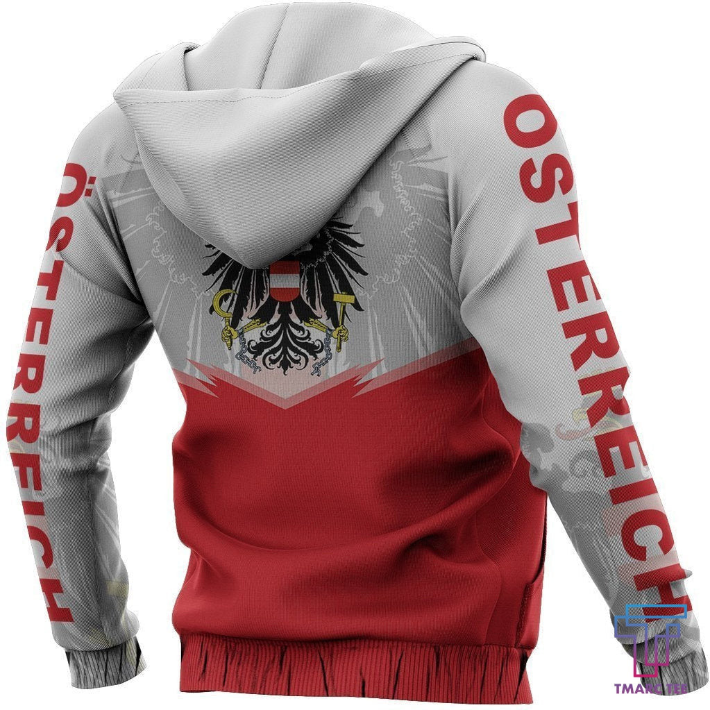 Austria Flag Hoodie - Energy Style Ver NVD