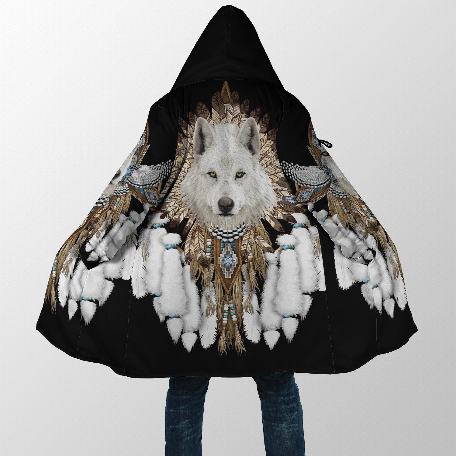 Native Wolf Spirit Unisex Hoodie ML