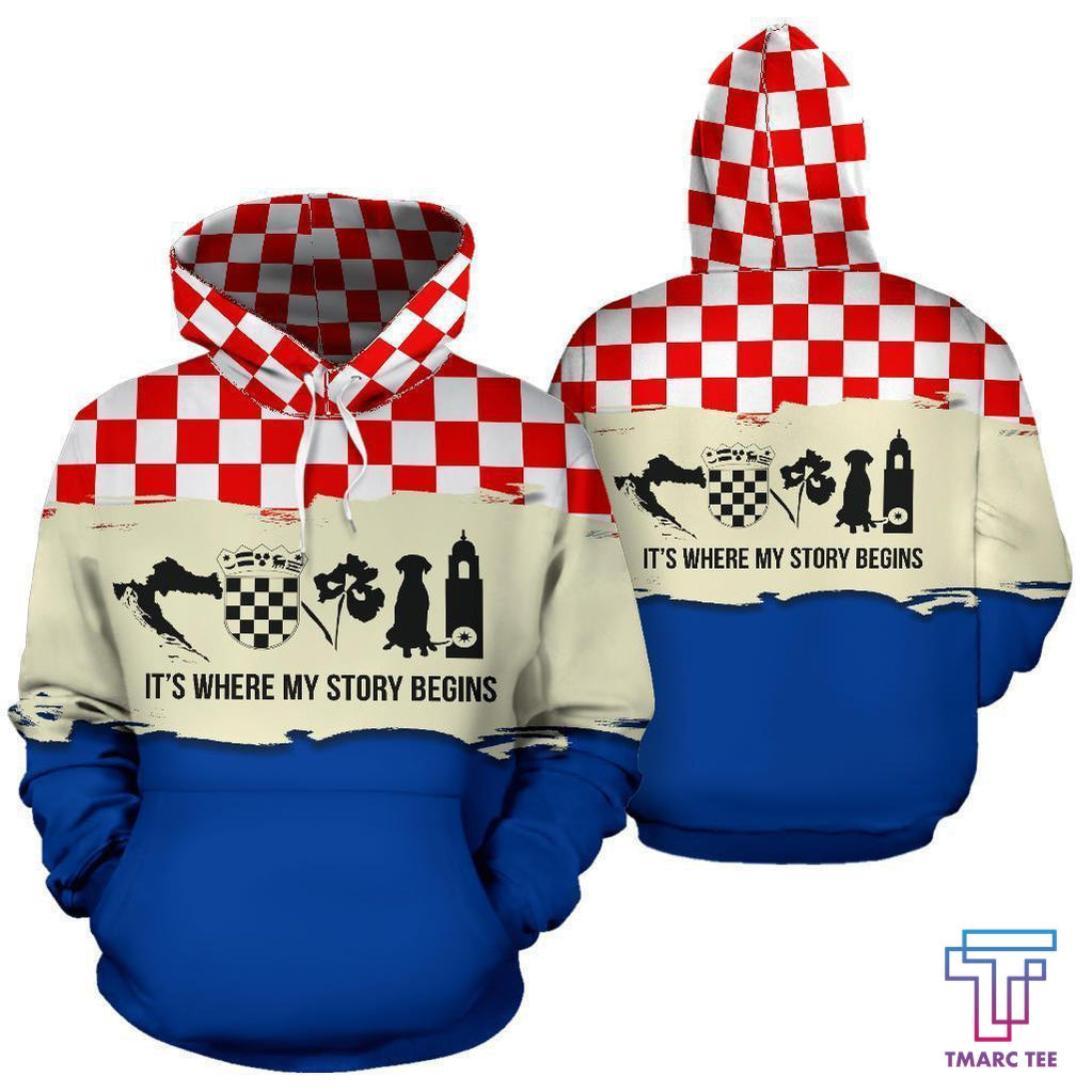 Croatia It s Where My Story Begins Hoodie K