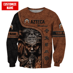 Personalized Name Azteca Mexicano Hoodie