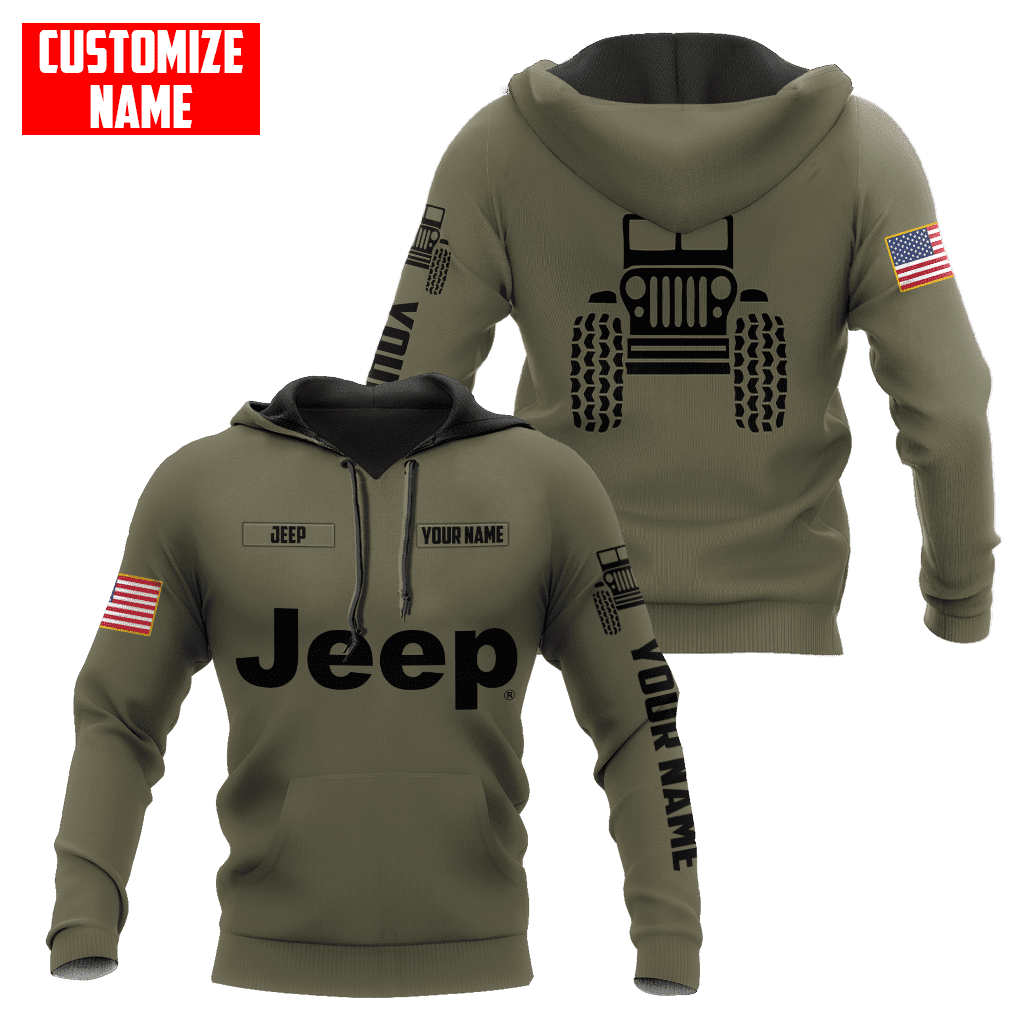 Custom Name Jeep Hoodie